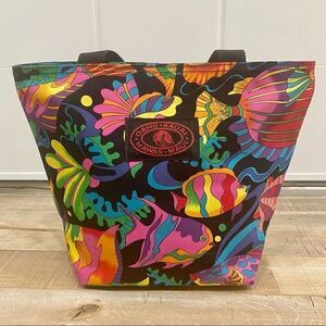 VINTAGE Hawaii Mini Tote Psychedelic Aquatic NWOT!